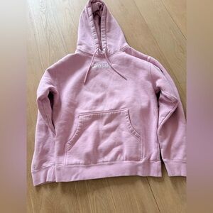 Glossier Pink Hoodie Size Small